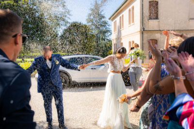 Foto matrimonio - Foto lancio del riso - Filippo stoppa